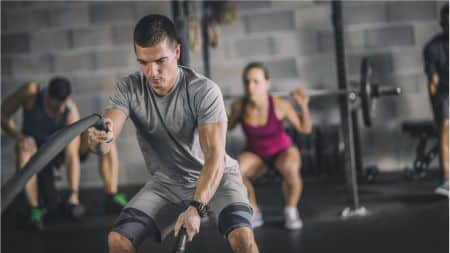 RNFT, A man and a woman exercising.